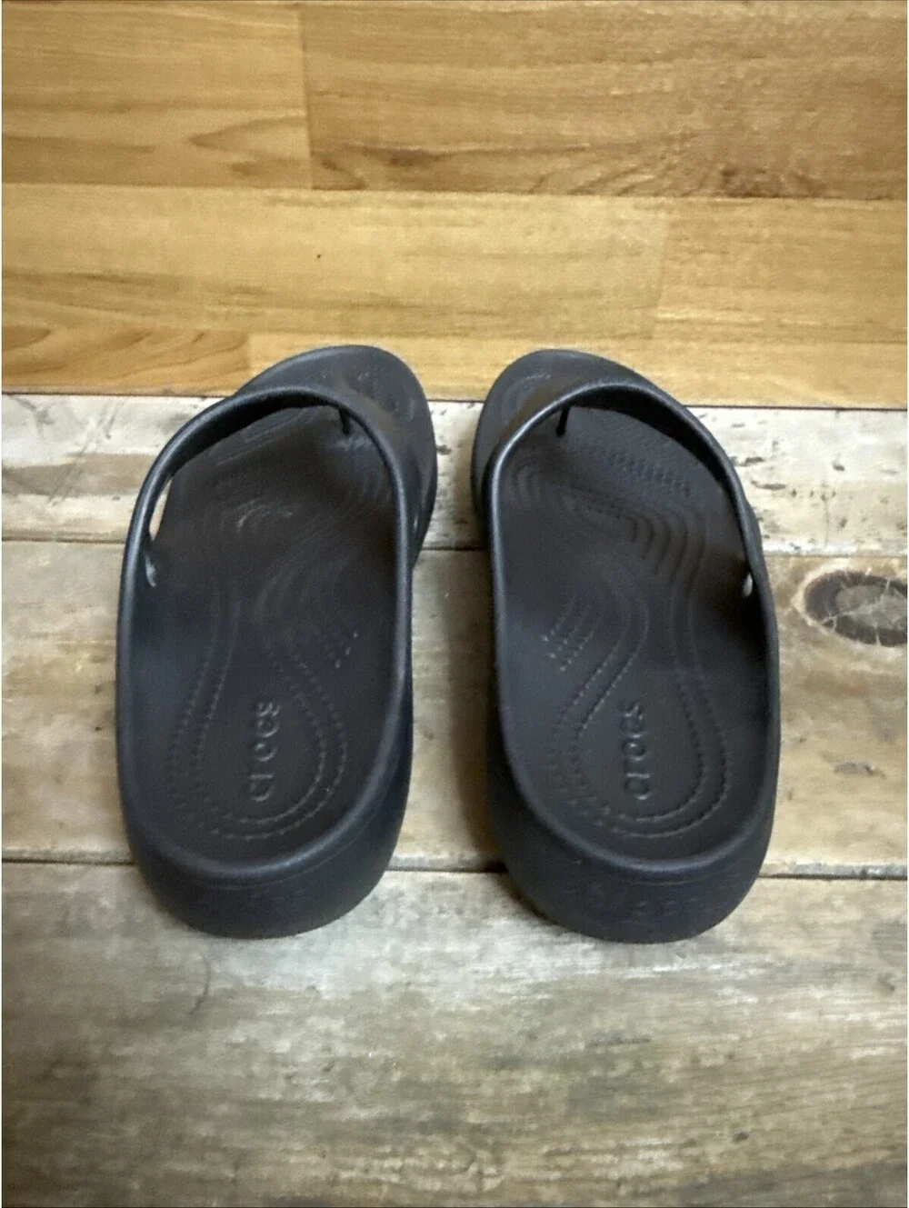Crocs Womens Kadee II Flip Color Black Size 10